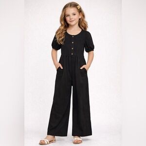 NWT Girls Millie Jay Reese Romper Black Size 10